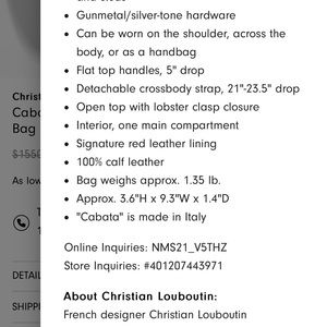 Christian Louboutin mini cross bag